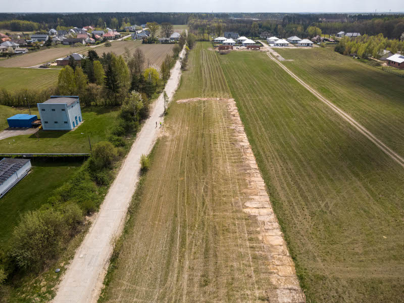 Działka przy ulicy Truskawkowej w Łasku